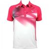Raglan Graphic Golf Shirt White-Crimson AW14
