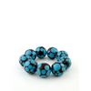 Brown & Blue beded bracelet