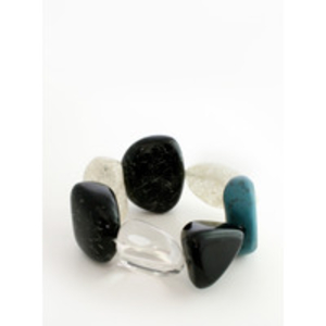 Stones Oversize Resin Bracelet