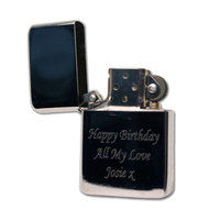 Engraved Silver Lighter