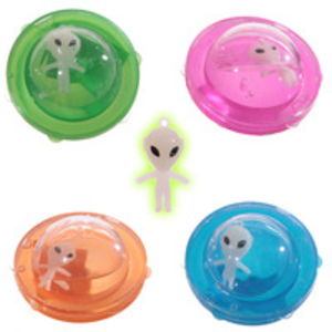 Alien Baby In Slime With Ufo Holder