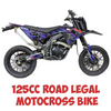 125cc Supermoto Road Legal Apollo Petrol Motorbike