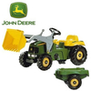 John Deere Quality Childrens Digger and Trailer Pedal Car