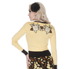 Voodoo Vixen Yellow Rose Cardigan