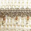Florentia Beaded Fringe - 74mm Choco