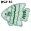 Green organza fish