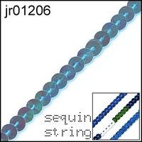 Kingfisher 6mm strung sequin