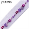 Lilac strung sequin ribbon