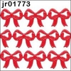 Red bow trim