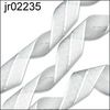 White and silver gimp ribbon