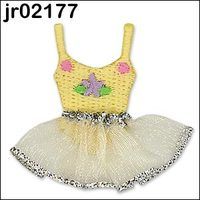 Yellow tutu motif