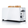 Graef Elongated 4 Slot Toaster - White / Polished Stainless Steel