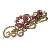 Purple Butterfly Crystal Hair Jaw Clip
