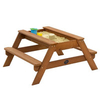 Wooden Picnic Table with Play Sandbox Top