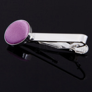 Plain Lilac Tie Clip