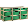 Gratstack 3 Column Unit With 3 Shallow and 6 Deep Trays