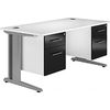 NEXT DAY Distinct Cantilever Rectangular Desks With Double Fixed Pedestals