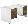 NEXT DAY Status Panel End Rectangular Desks With Double Fixed Pedestals