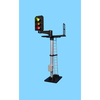 3 light signal red/green/yellow standard Left offset square