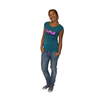 Bamboo Raglan Tees - Apples and Pears in Aqua