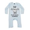 Must Have Cuddles Romper in Pale Blue