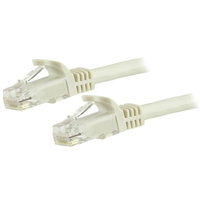 1.5 m CAT6 Patch Cable - 100% Copper Wire - Snagless Connector - White