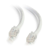 2m Cat5e Non-Booted Unshielded (UTP) Network Patch Cable - White