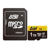 AGI 1TB TF138 Micro SDXC Card with SD Adapter UHS-I Cass 10 / V30 / A2 App Performance