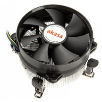 Akasa AK-959CU computer cooling system Processor Cooler 9.2 cm Black,  Silver
