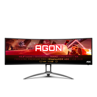 AOC AG493QCX LED display 124 cm (48.8") 3840 x 1080 pixels Black,  Red