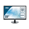 AOC Basic-line E2270SWHN LED display 54.6 cm (21.5") 1920 x 1080 pixels Full HD Black