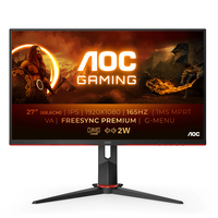 AOC C27G2AE/BK LED display 68.6 cm (27") 1920 x 1080 pixels Full HD Black,  Red
