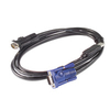 APC KVM USB Cable - 25 ft (7.6 m) KVM cable Black