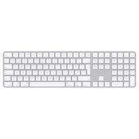 Apple Magic keyboard USB + Bluetooth Swedish Aluminium,  White