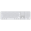 Apple Magic keyboard USB + Bluetooth Swiss Aluminium,  White