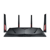 ASUS RT-AC88U wireless router Dual-band (2.4 GHz / 5 GHz) Gigabit Ethernet 3G 4G Black, Red