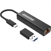 ASUSTOR (AS-U2.5G2) USB-C 3.2 to 2.5-Gigabit Ethernet Base-T Adapter Type-A Adapter Aluminium Casing