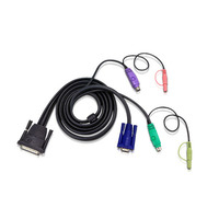 ATEN 2L1701P KVM cable Black 1.8 m