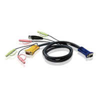 Aten 2L5302U KVM cable Black 1.8 m