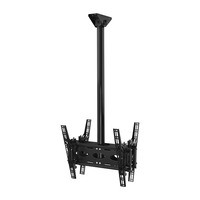 B-Tech Back-to-Back Universal Flat Screen Ceiling Mount with Tilt