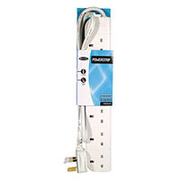 Belkin E-Series 6 Sockets,  3-Metre Cable PowerStrip