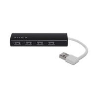 Belkin F4U042BT interface hub 480 Mbit/s Black