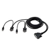 Belkin OmniView ENTERPRISE Series Dual-Port USB KVM Cable,  1.8m