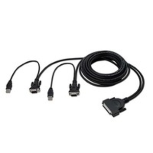 Belkin OmniView ENTERPRISE Series Dual-Port USB KVM Cable,  1.8m