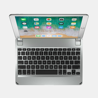 Brydge BRY8001-B mobile device keyboard QWERTY English Silver Bluetooth