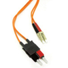 C2G 7m LC/SC LSZH Duplex 62.5/125 Multimode Fibre Patch Cable fiber optic cable Orange
