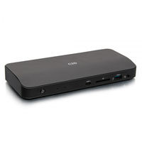C2G Thunderbolt&132;&162; 3 USB-C&174; 11-in-1 8K UHD Docking Station with DisplayPort&132;&162;,  Ethernet,  USB,  SD Card Reader,  3.5mm Audio and Power Delivery up to 85W - 8K 30Hz (TAA Compliant)