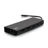 C2G USB-C&174; 9-in-1 Dual Display Docking Station with HDMI&174;,  Ethernet,  USB,  3.5mm Audio and Power Delivery up to 60W - 4K 30Hz (TAA Compliant)
