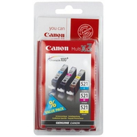 Canon CLI-521 C/M/Y Original Cyan, Magenta, Yellow 3 pc(s)