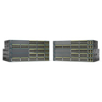 Cisco Catalyst WS-C2960+48PST-L network switch Managed L2 Fast Ethernet (10/100) Black Power over Ethernet (PoE)
